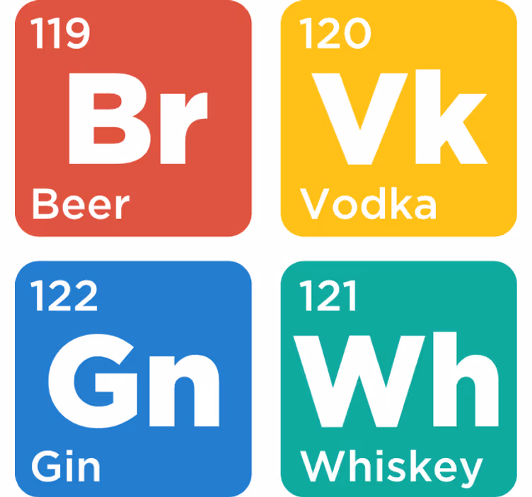 Bierdeckel getränkeelement karten - TenStickers