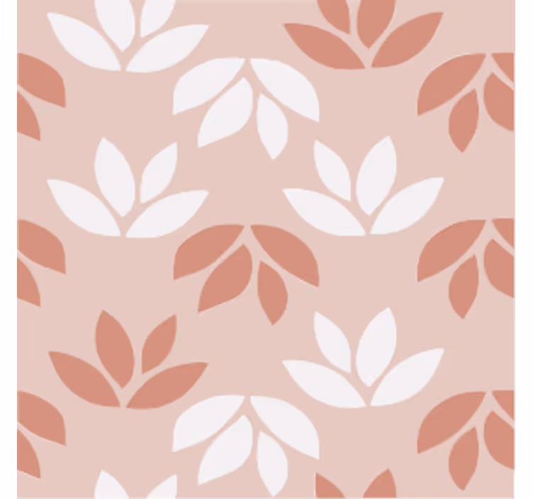 Untersetzer mit blattmuster-design - TenStickers