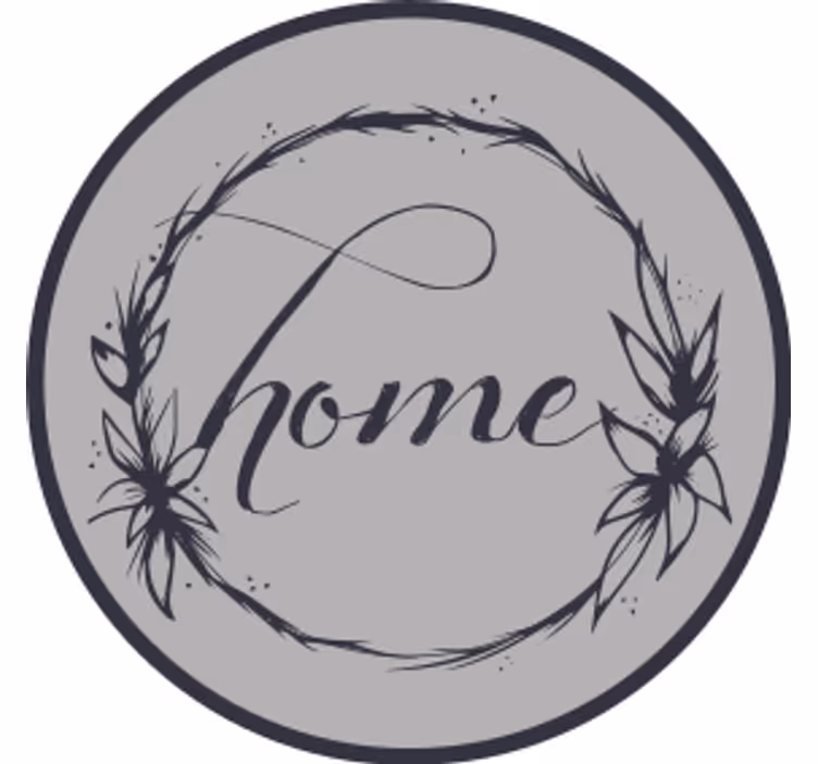 Bierdeckel sprüche eleganter blumenkreis für zuhause - TenStickers