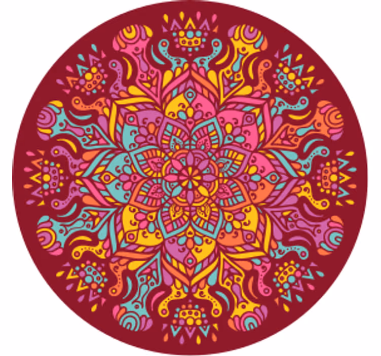 Untersetzer geek mit lebhaftem botanischen druck - TenStickers