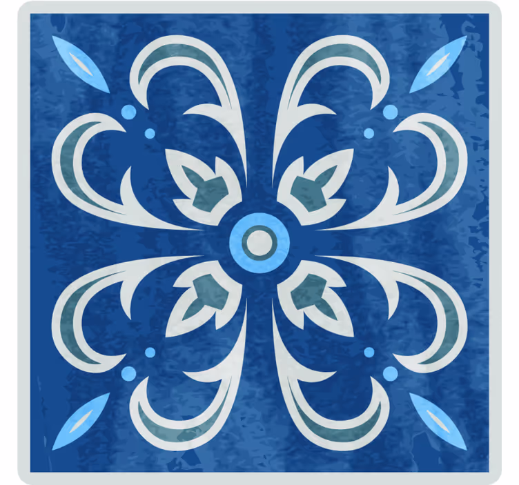 Untersetzer mit botanischem druck - TenStickers