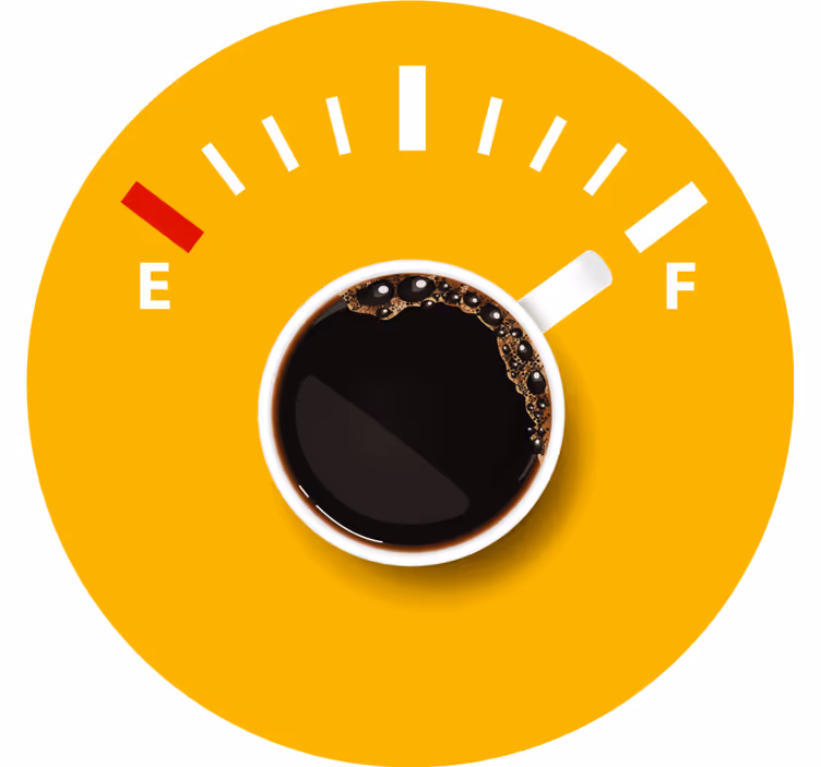 Untersetzer personalisiert mit kaffeestandanzeige - TenStickers
