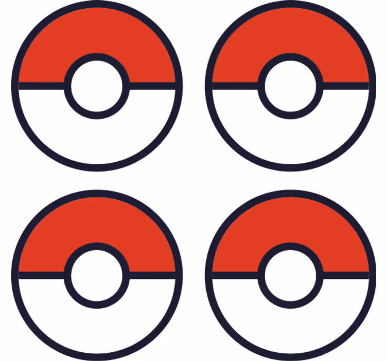Untersetzer geek mit ikonischem rundlogo - TenStickers