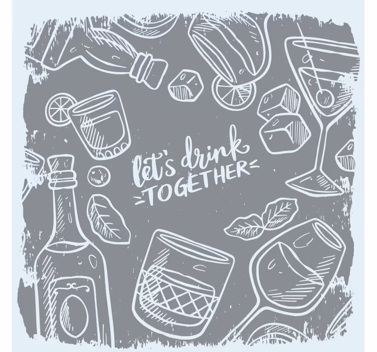 Bierdeckel für cocktails und gläser - TenStickers