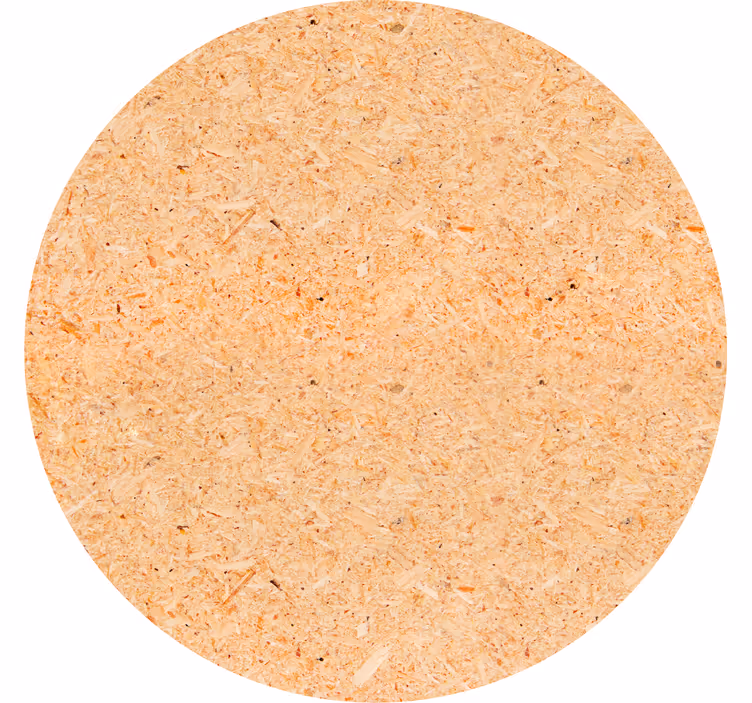 Untersetzer aus rundem naturmaterial - TenStickers