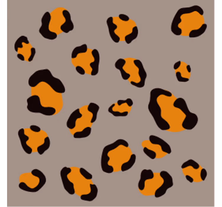 Bierdeckel im leopardenmuster - TenStickers