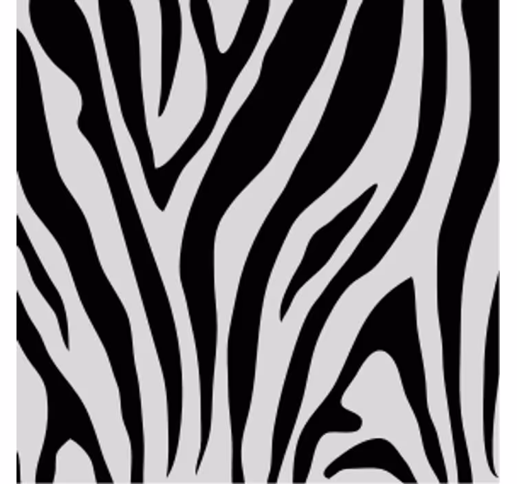 Untersetzer im zebra streifen muster - TenStickers