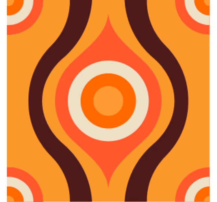 Untersetzer geek mit retro kreisdesign - TenStickers