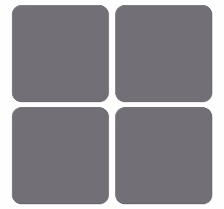 Untersetzer modern Grau - TenStickers