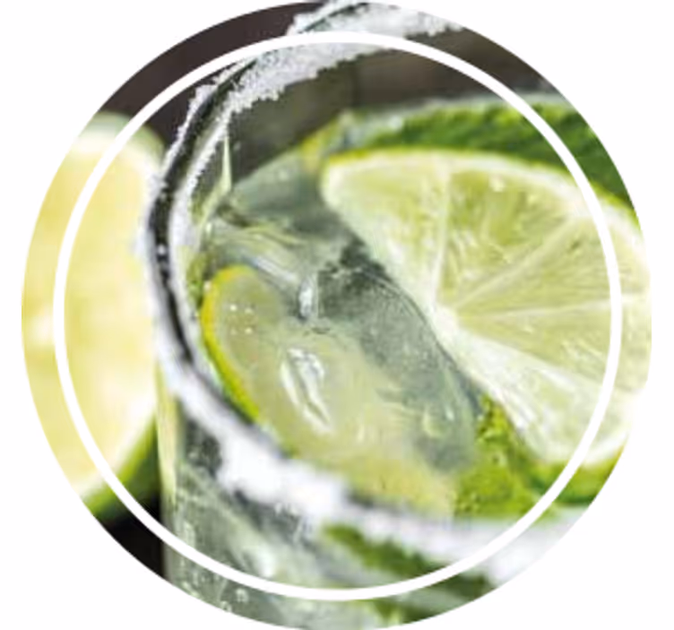Untersetzer personalisiert mit limettenfrische - TenStickers