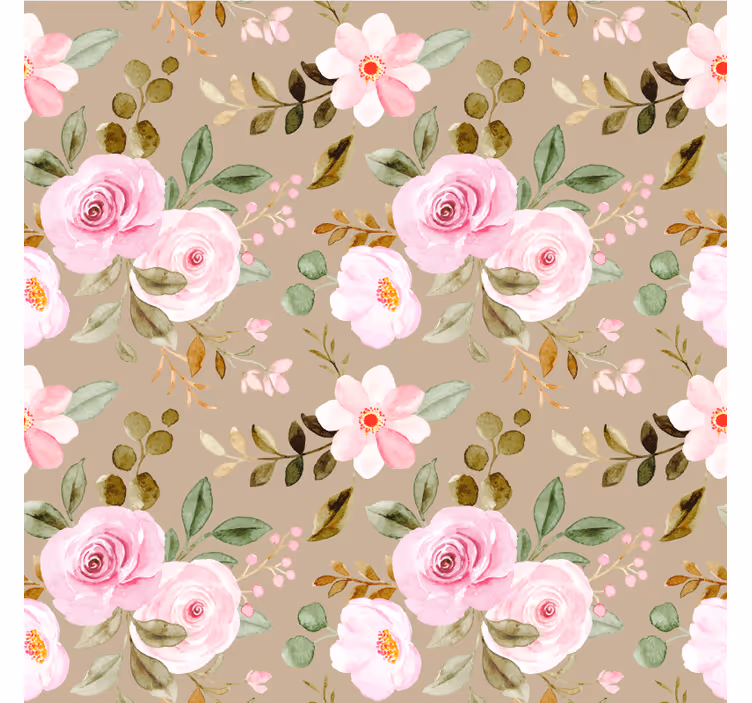 Untersetzer mit botanischem druckmuster - TenStickers