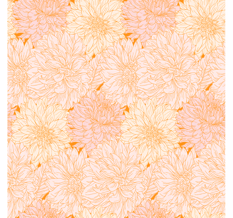 Untersetzer mit floralem motiv arrangement - TenStickers