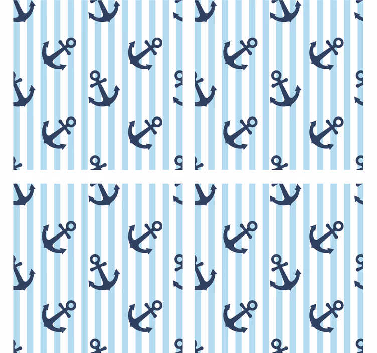 Untersetzer geek nautisches ankerdesign - TenStickers
