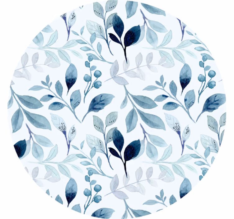 Untersetzer mit floralem blattmuster - TenStickers