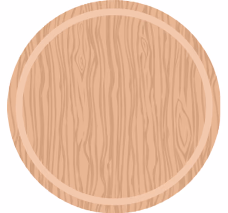 Untersetzer mit holzmaserung oberfläche - TenStickers