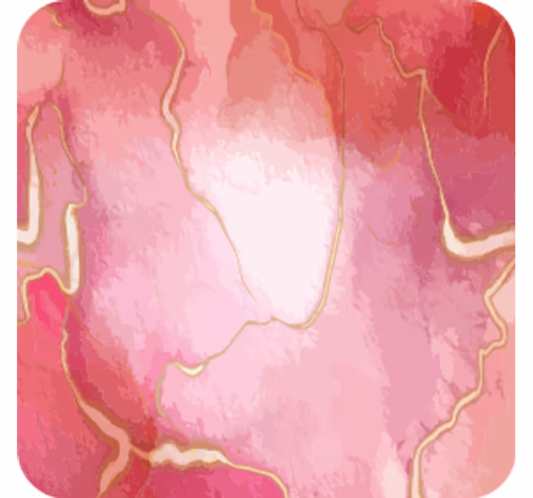 Untersetzer fließendes rosa marmor - TenStickers