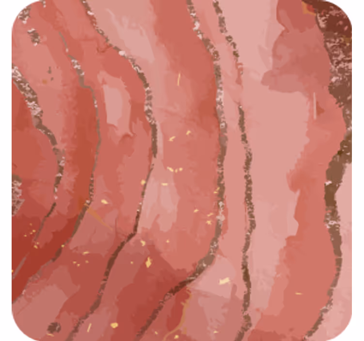 Untersetzer mit abstrakten rosa marmorwirbeln - TenStickers