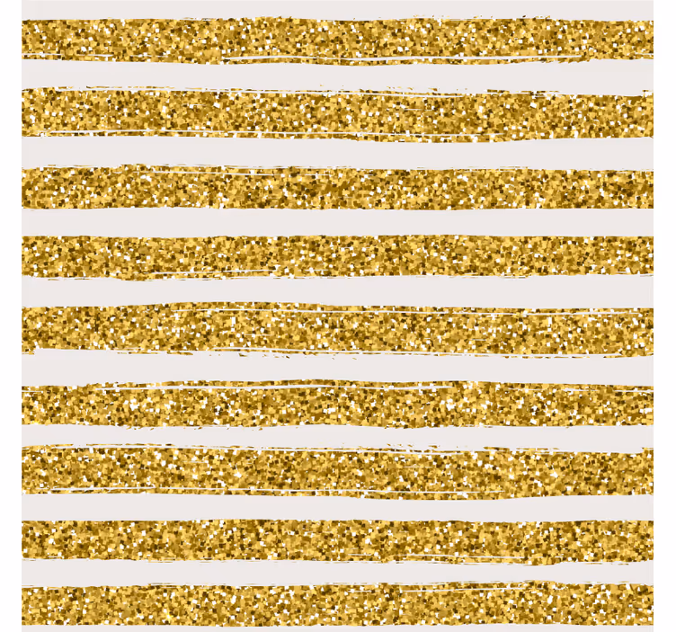 Untersetzer mit glitzerndem streifenmuster - TenStickers