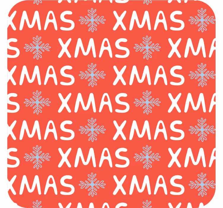 Untersetzer weihnachten festliches xmas muster - TenStickers
