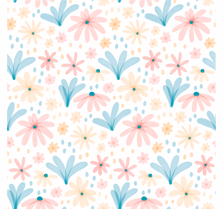 Untersetzer mit floralem muster - TenStickers