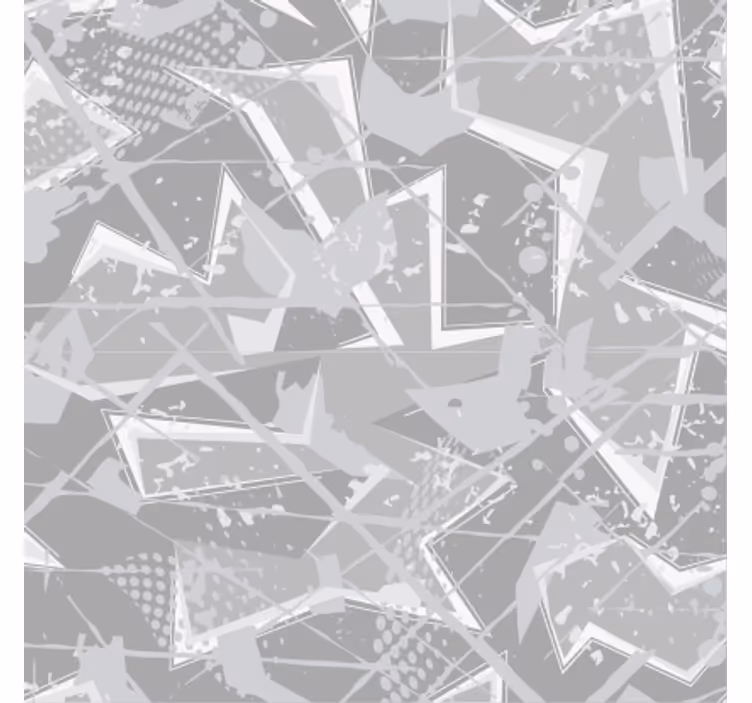 Untersetzer mit abstraktem geometrischem muster - TenStickers