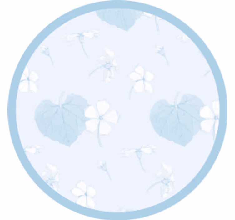 Untersetzer mit floralem druck - TenStickers
