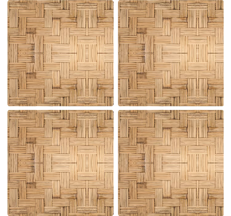 Untersetzer gewebte oberfläche - TenStickers