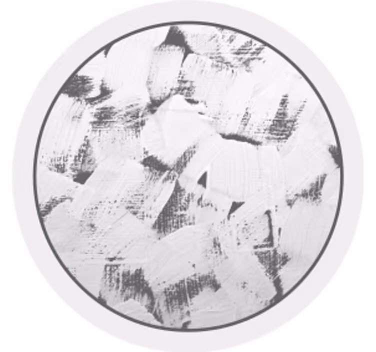 Untersetzer mit abstrakten monochromen pinselstrichen - TenStickers