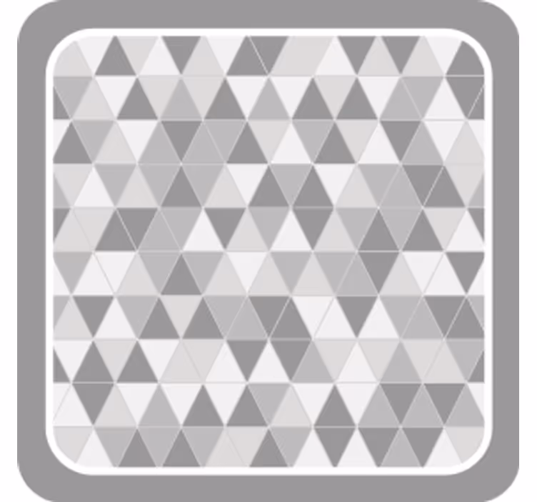 Untersetzer mit geometrischem dreiecks-muster - TenStickers