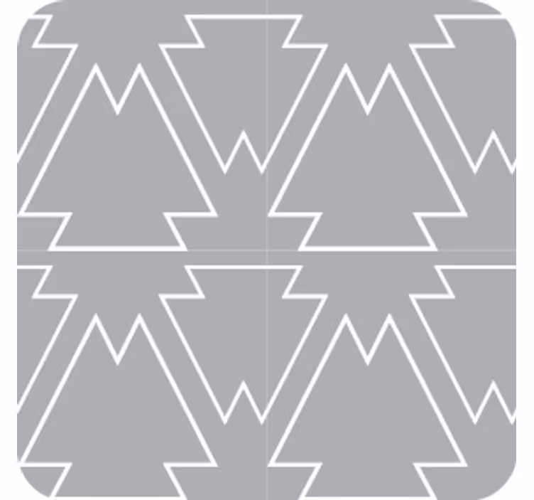 Untersetzer mit winkelbaum-motiv - TenStickers