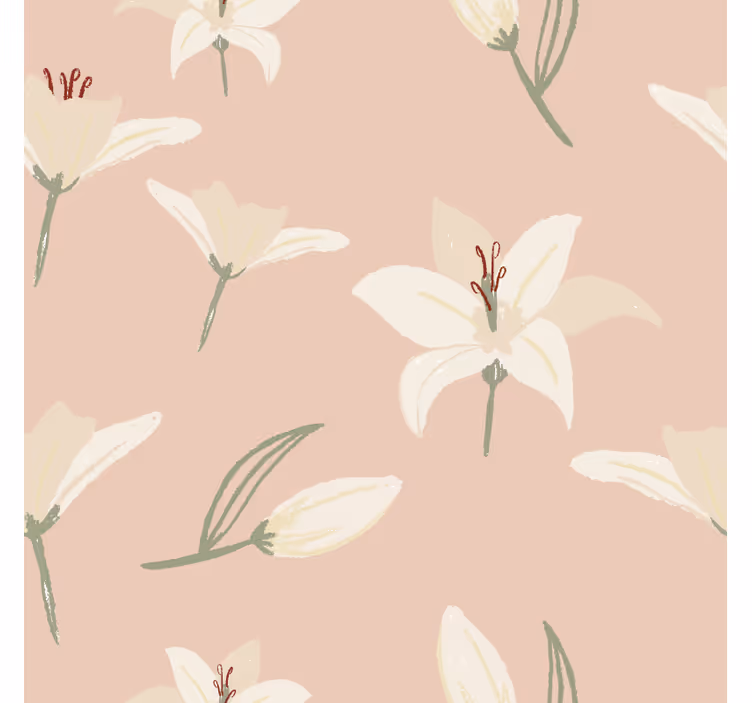 Untersetzer geek mit elegantem floralen design - TenStickers