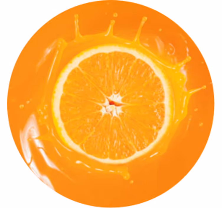 Untersetzer orangensaft - TenStickers