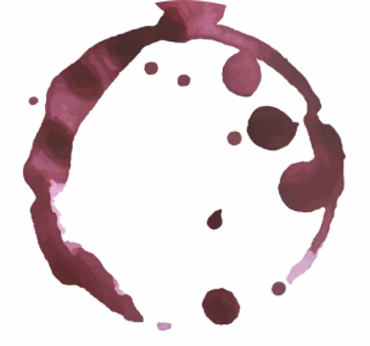 Untersetzer weinflecken - TenStickers