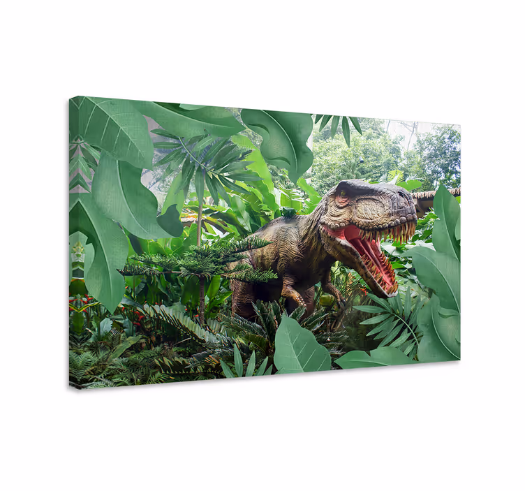Dinosaurier wandbild fototapete t rex für kinder - TenStickers