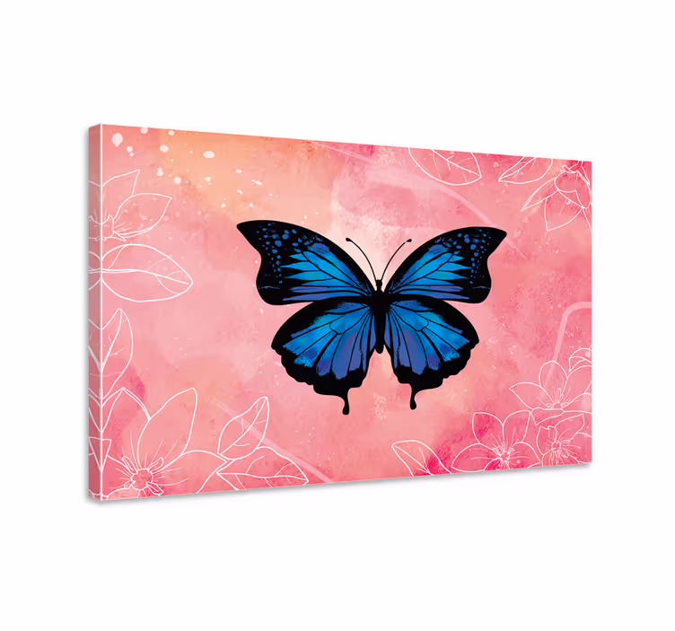 Wandbild schmetterling schön und bunt - TenStickers