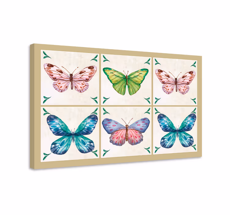Wandbild schmetterling fliesen mit schmetterlingen - TenStickers