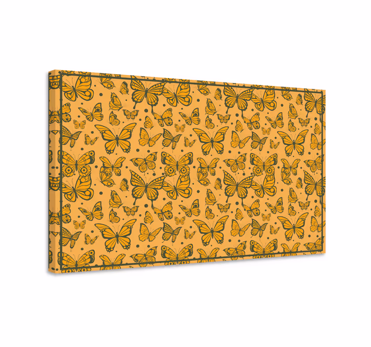 Wandbild schmetterling trendiges schmetterlingsmuster - TenStickers
