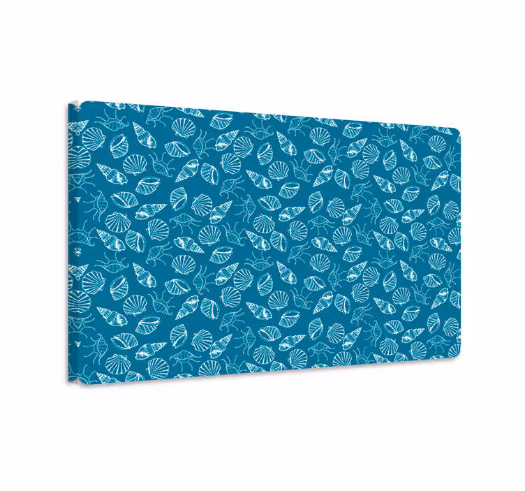 Wandbild fische mit muschel-tieren laptop - TenStickers
