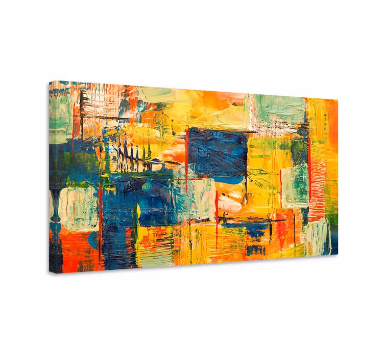 Wandbilder modern Buntes mosaik - TenStickers