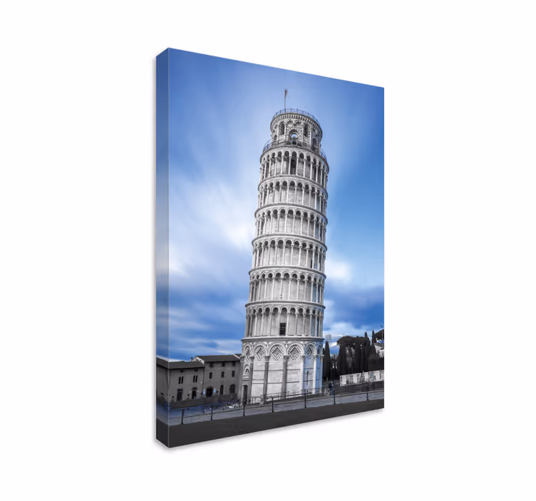 Leinwandbild der schiefe turm von pisa - TenStickers