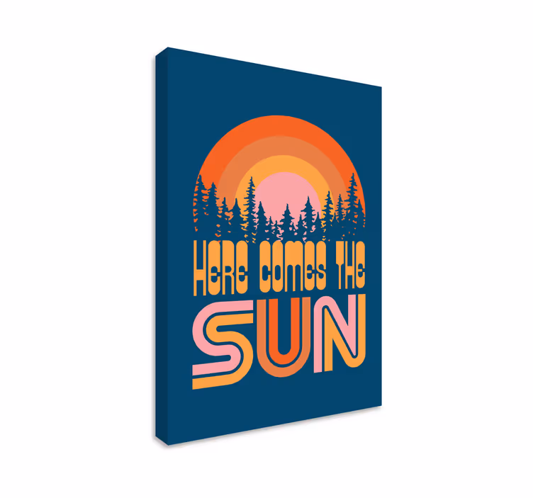Wandbild Musik Vintage sonne - TenStickers