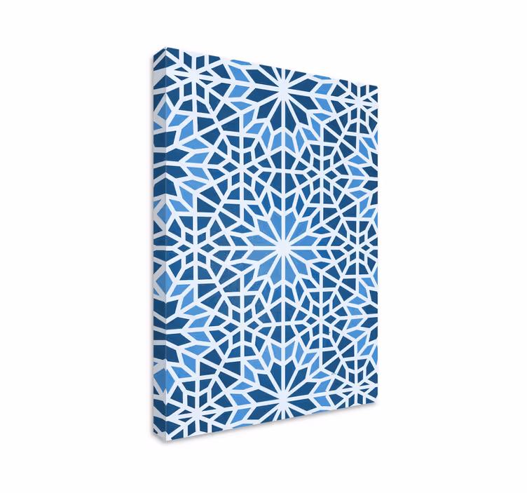 Geometrische Wandbilder geometrischer sternenexplosion - TenStickers