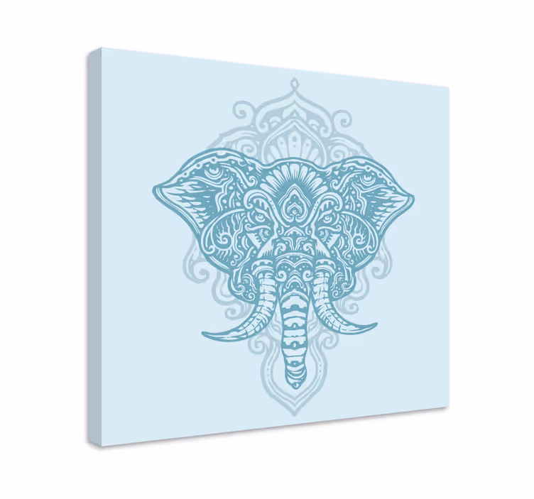 Wandbild Elefant kunstvolles elefanten-design - TenStickers
