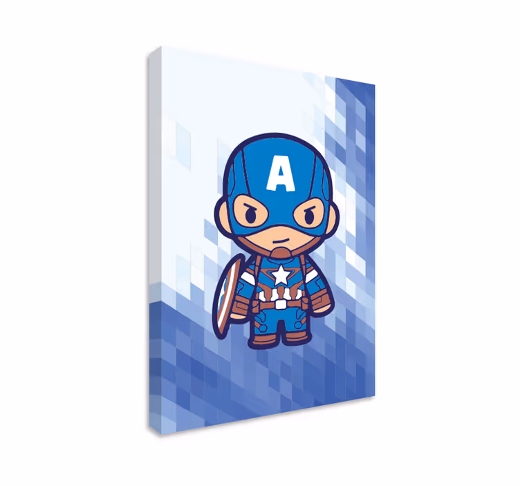 Leinwandbild Superheld Superhéroes vengadores infantil - TenStickers