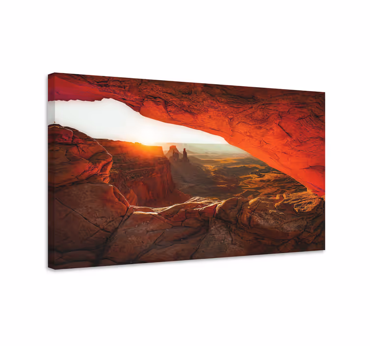 Wandbilder landschaft atemberaubende sonnenuntergangsansicht - TenStickers