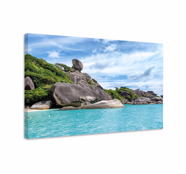 Wandbilder landschaft rocky island blick - TenStickers