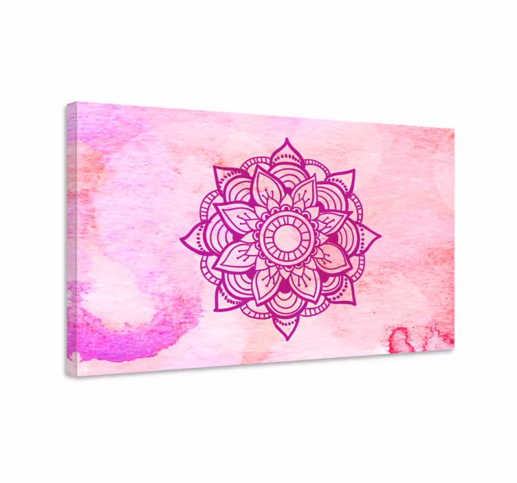 Mandala wandbilder aufwendiges botanisches mandala - TenStickers