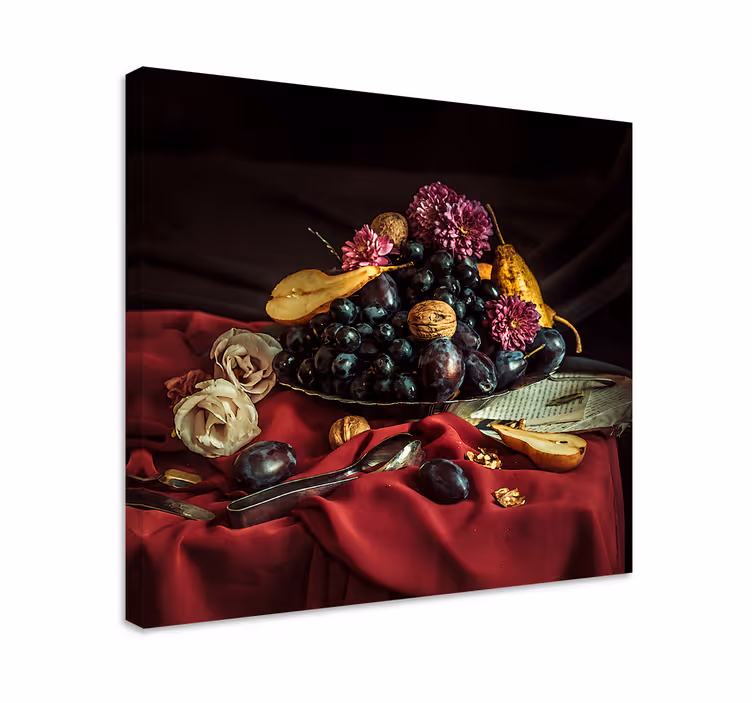 Leinwandbild obst elegantes obstarrangement - TenStickers
