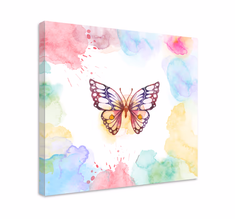 Wandbild schmetterling künstlerisches flattern - TenStickers