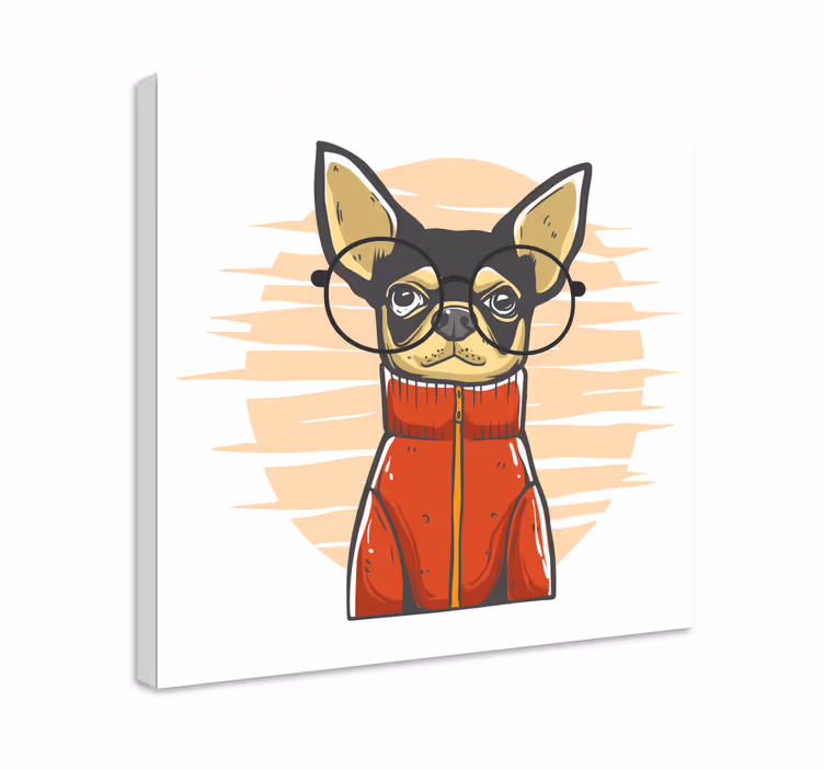 Wandbilder hunde im stilvollen portrait - TenStickers